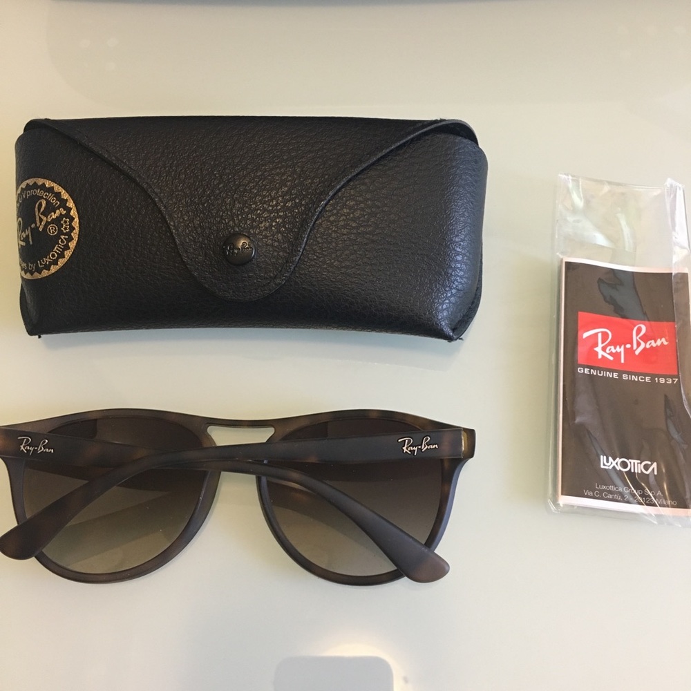 RayBans rubberized Havana brown gradient (RB4170)